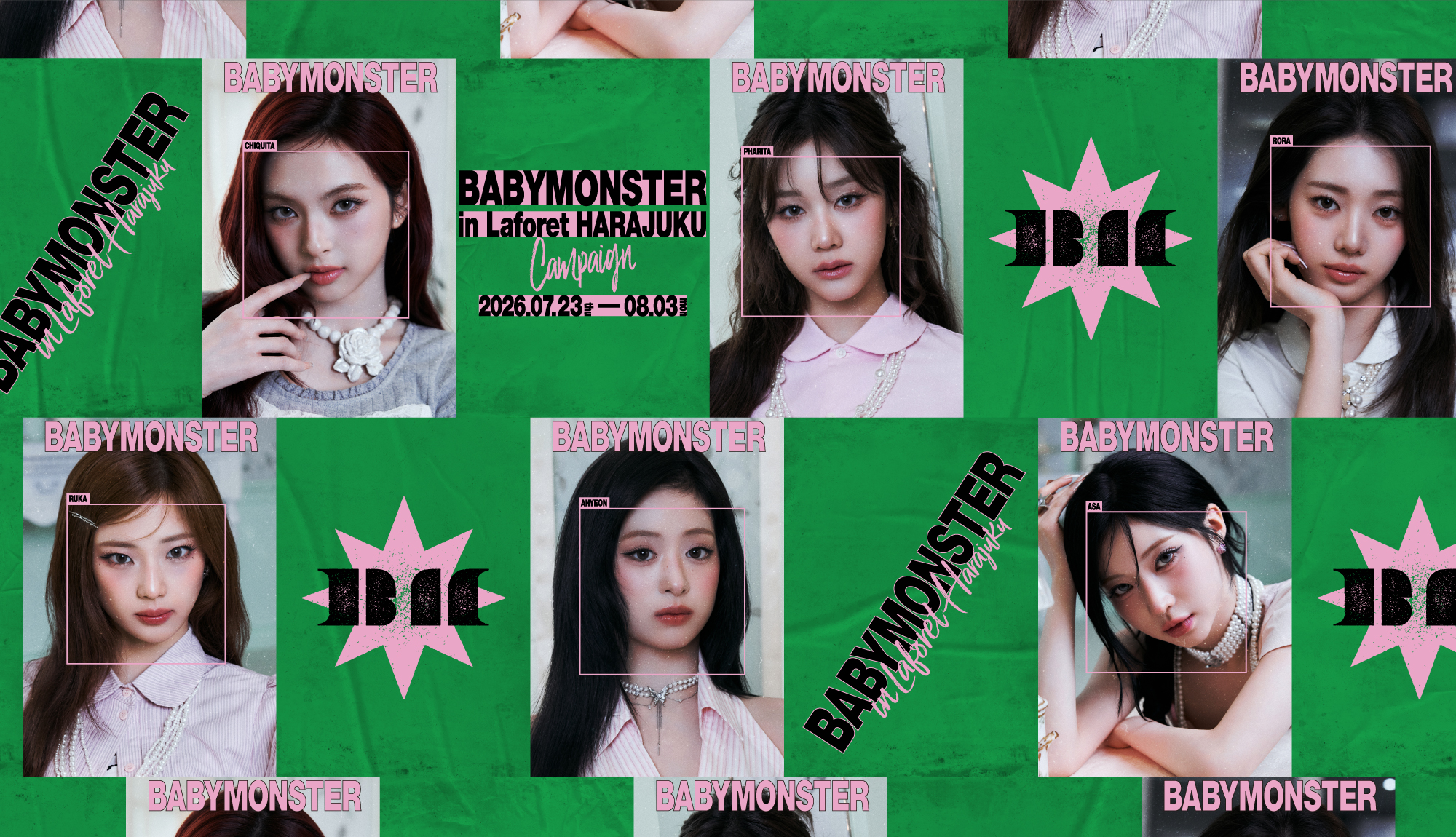 BABYMONSTER in Laforet HARAJUKU