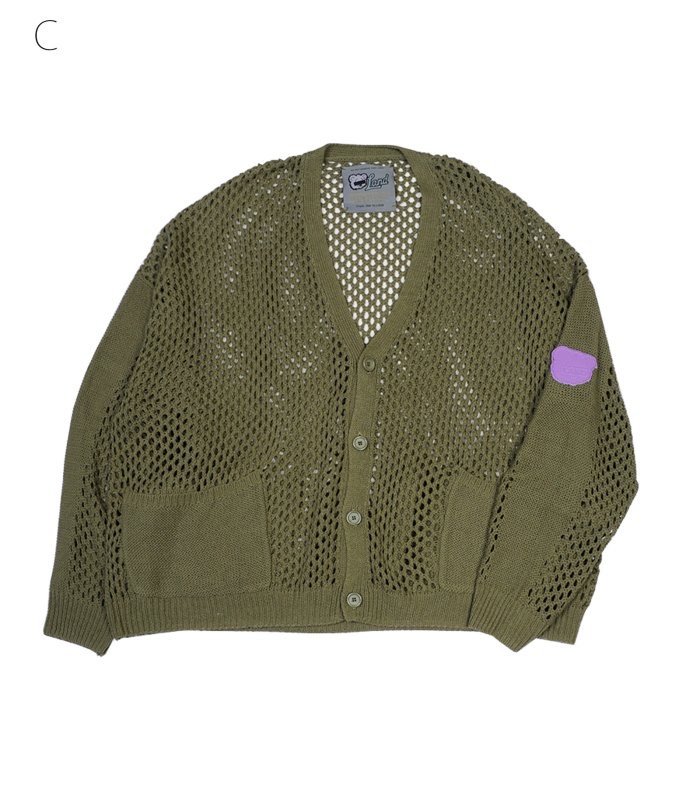 LAND by MILKBOY ▽NEW ARRIVAL▽ARMY NET CARDIGAN | ニュース