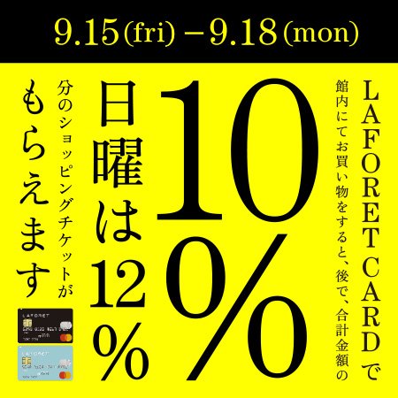 ショッピング9000円分 チケット ラフォーレ原宿 六本木ヒルズ 森ビル