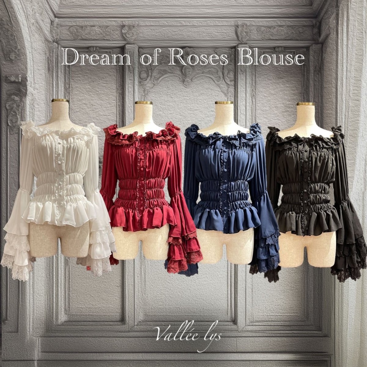 Vallée lys ブラウス ゴスロリ ヴァレリス Vallée lys ブラウス ゴスロリ ヴァレリス